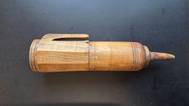 Antiker Wetzsteinhalter aus Holz  – Bauernwerkzeug - vintage