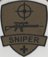 Schweizer Armee Sniper  Patch - Top Zustand! Stoff.mit Klett