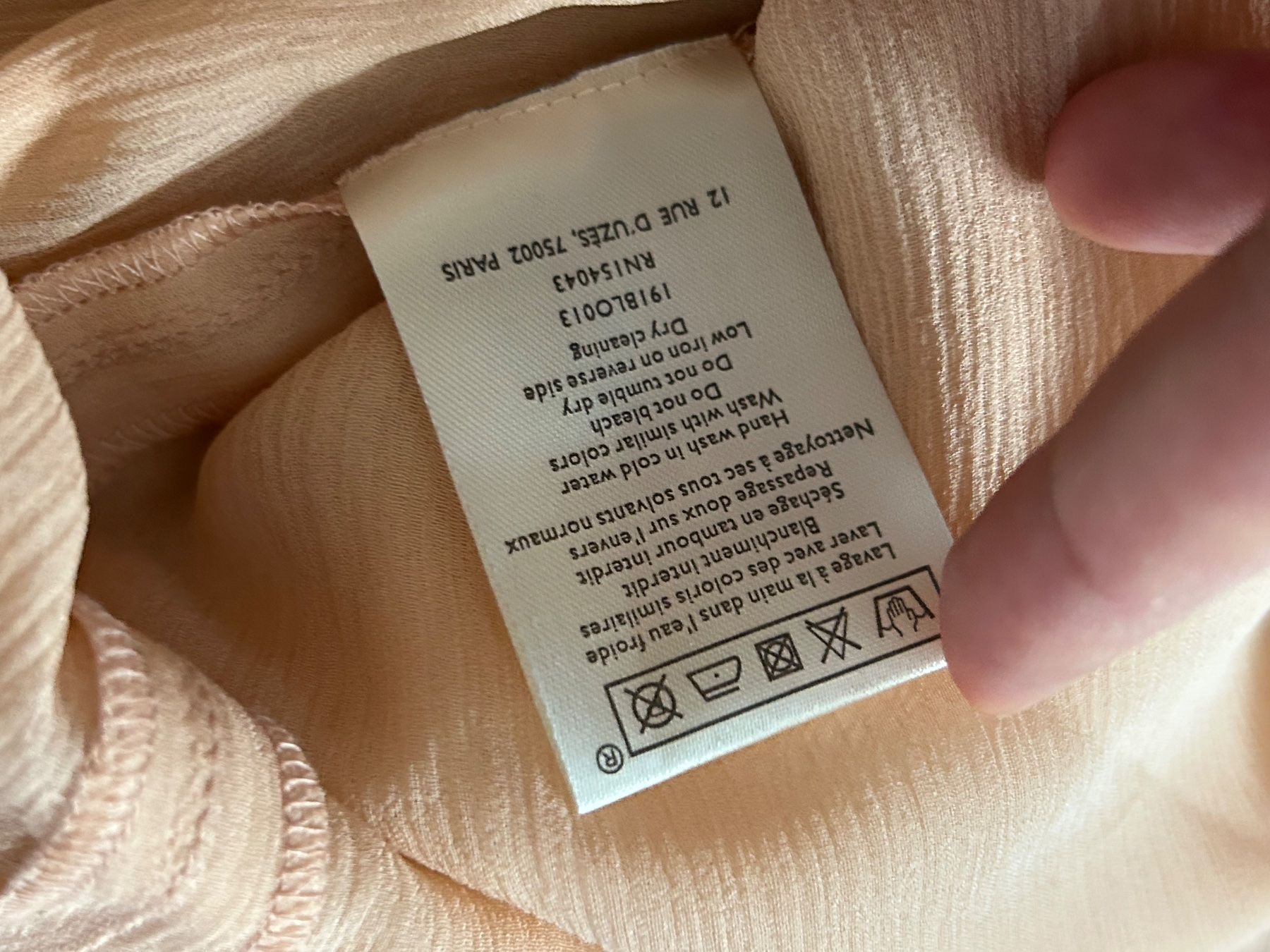 Sezane Top: Sézane Top Seide Silk Gr. S – Usato da Genève venduto da sunandwind 3