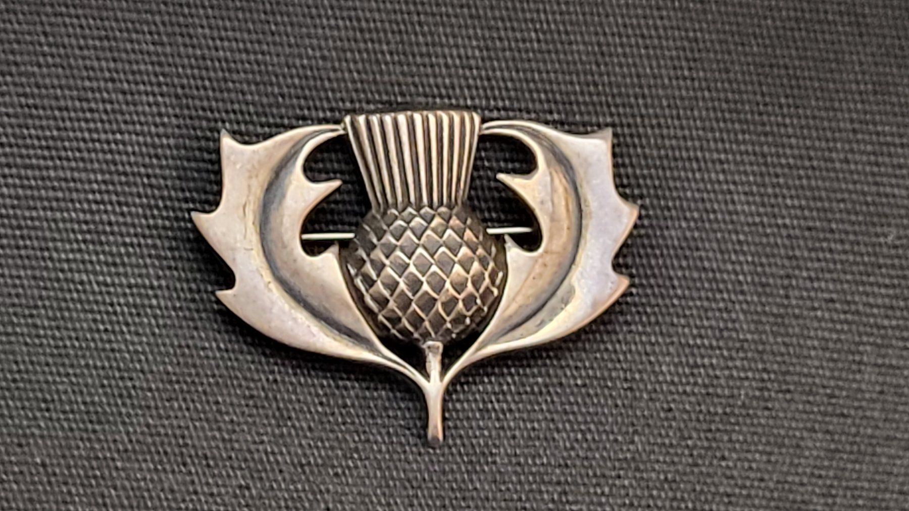Broches & Aiguilles: Silber-Brosche DISTEL "James Avery" – D'occasion à Basel par spinne02