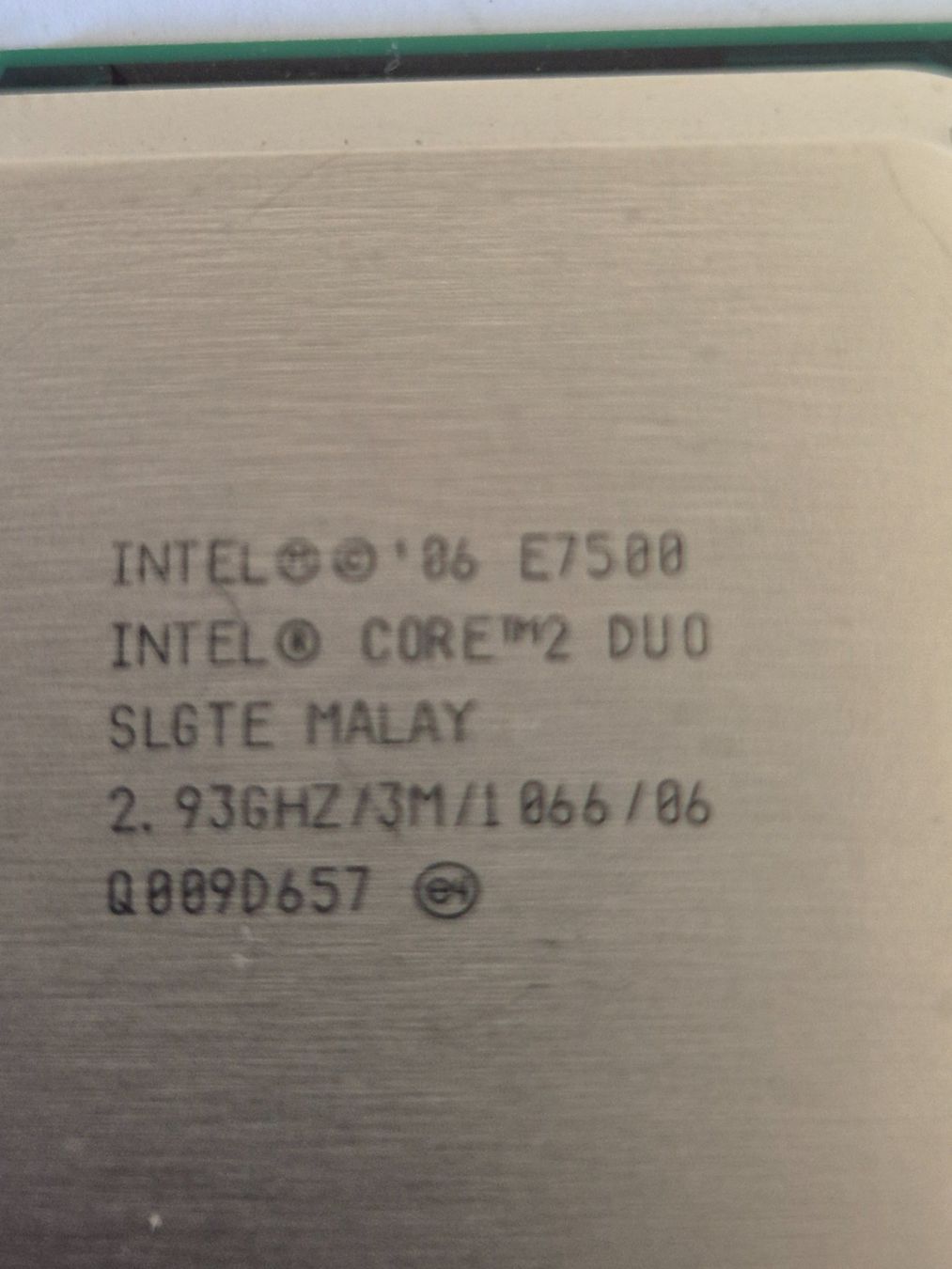 Intel Componenti elettronici: Intel Core 2 Duo E7500 CPU – Usato da Roggwil BE venduto da GLDANI