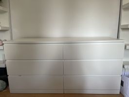 Weisse Kommode / Schubladenkommode, gut erhalten