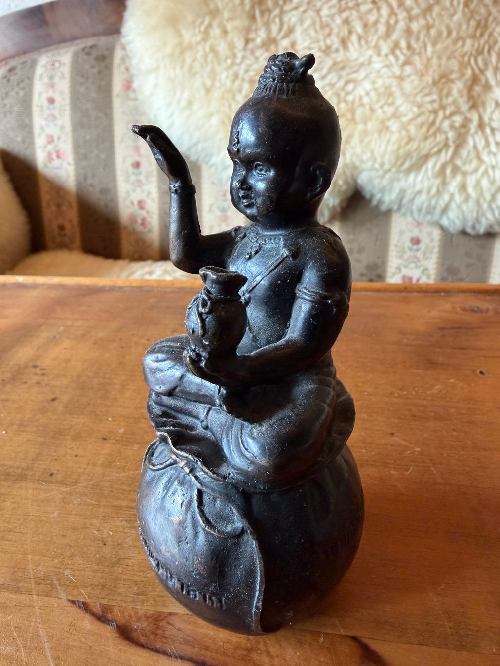 Statuette: Kuman Thong Statue aus Thailand Bronze – Usato da Zofingen venduto da Schekke 1