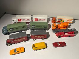 Verschiedene Fahrzeuge für Modelleisenbahn Spur H0