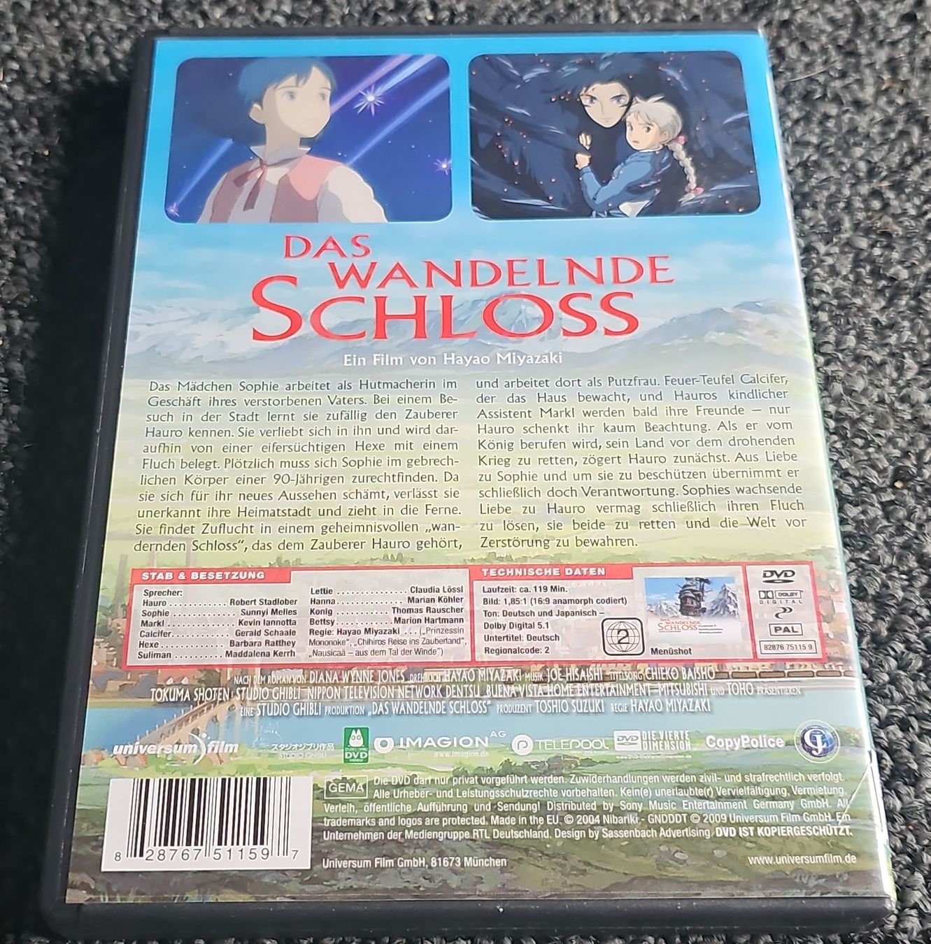 Tutti i DVDs: Das wandelnde Schloss (23571) – Usato da Ruswil venduto da jan_bxl5 1