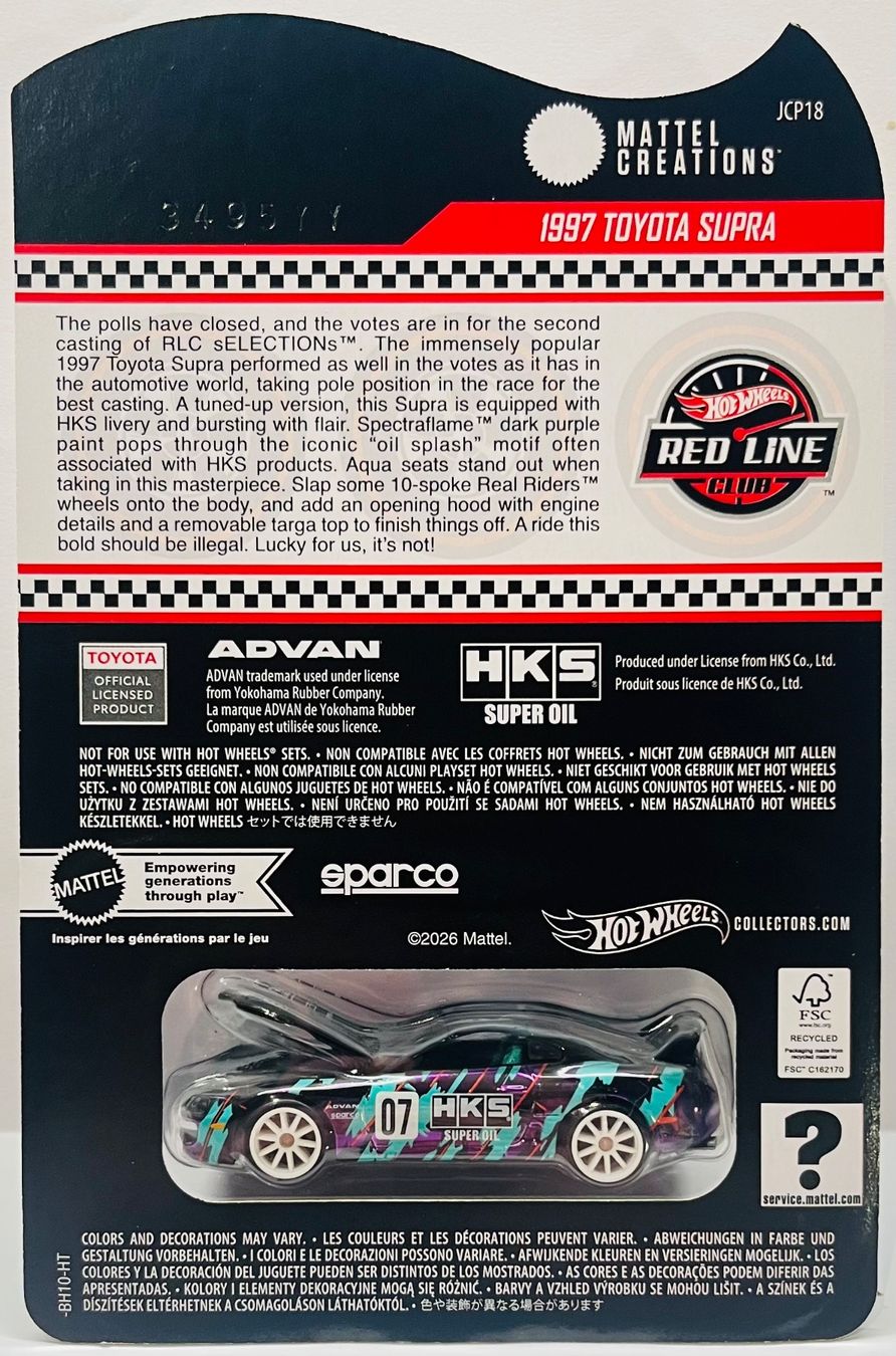Hot Wheels Modellini d'auto: Hot Wheels - 1997 Toyota Supra – Nuovo e nell'imballaggio originale da Brittnau venduto da tor129 1