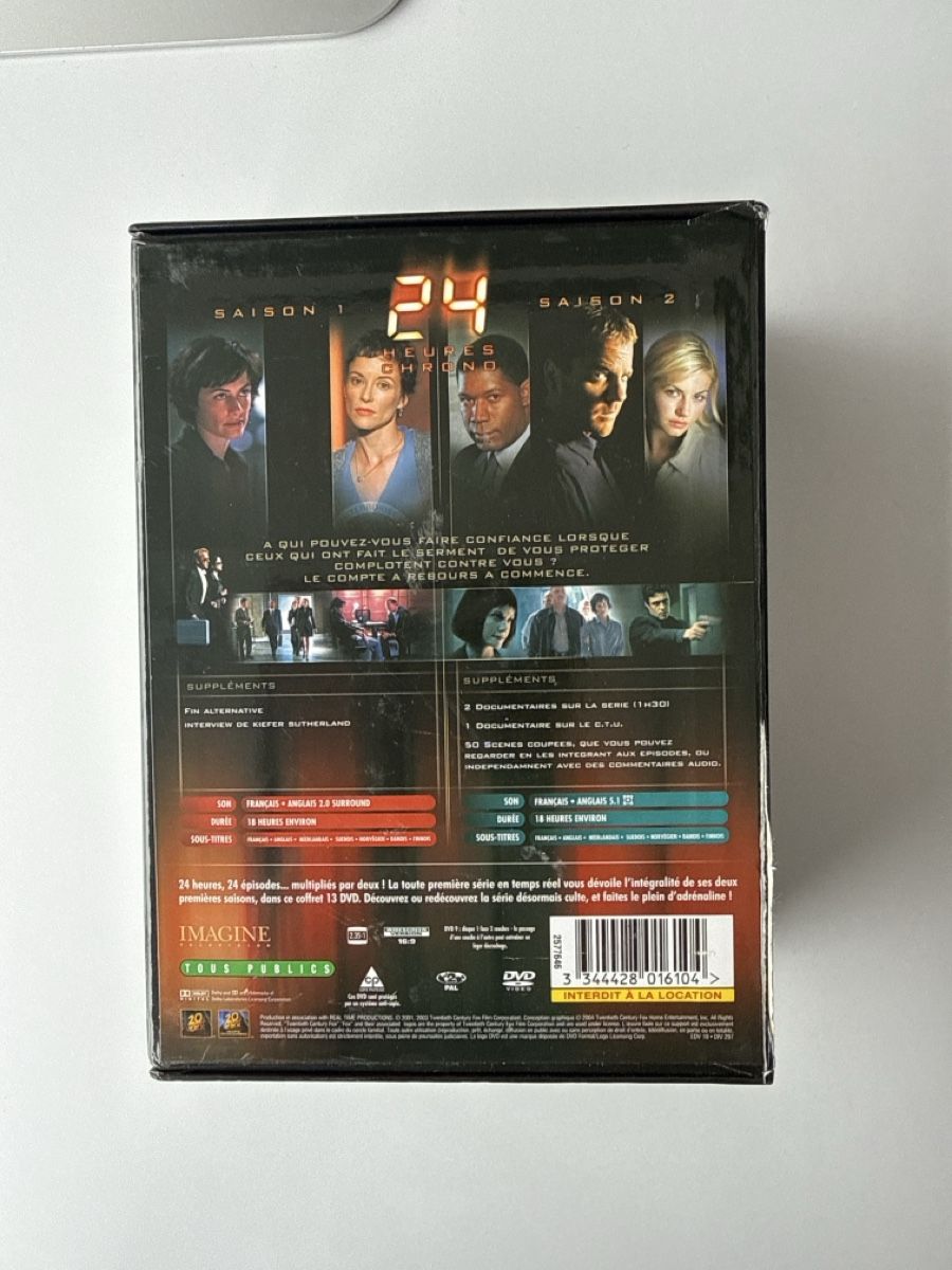 Tutti i DVDs: 24 - Seasons 1-7 DVD Box Sets- FR/EN – Nuovo (secondo la descrizione) da Zürich venduto da nad_s27g 1