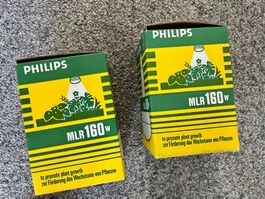 2 Stück Philips MLR 160W Pflanzenlampen-Wachstumslampen neu