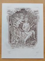 Exlibris Victor Gouzeniouk - Original Radierung Erotik sign.