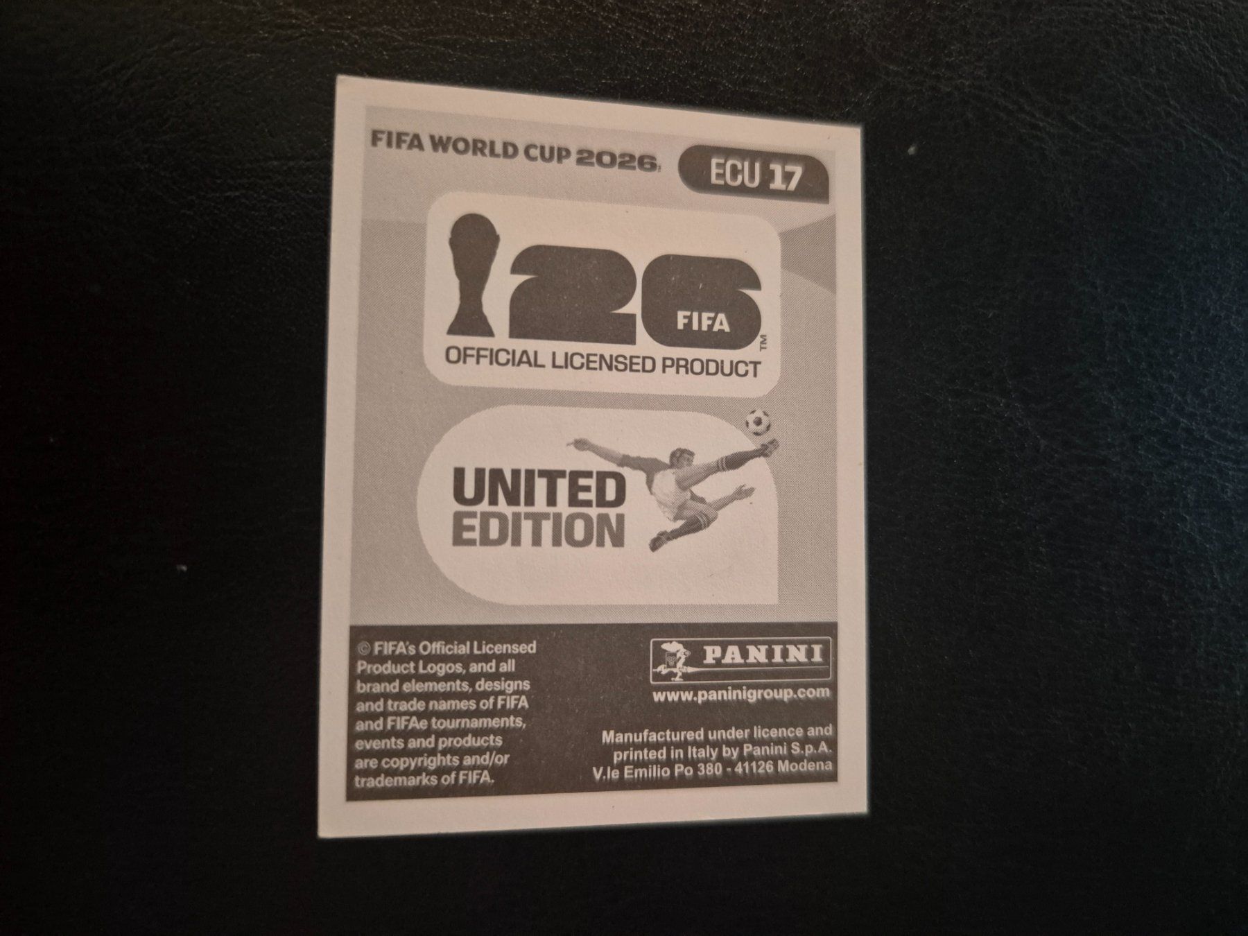 Panini Carte collezionabili: Panini WM 26 ECU 17 – Nuovo (secondo la descrizione) da Rorschacherberg venduto da AJ3108 1