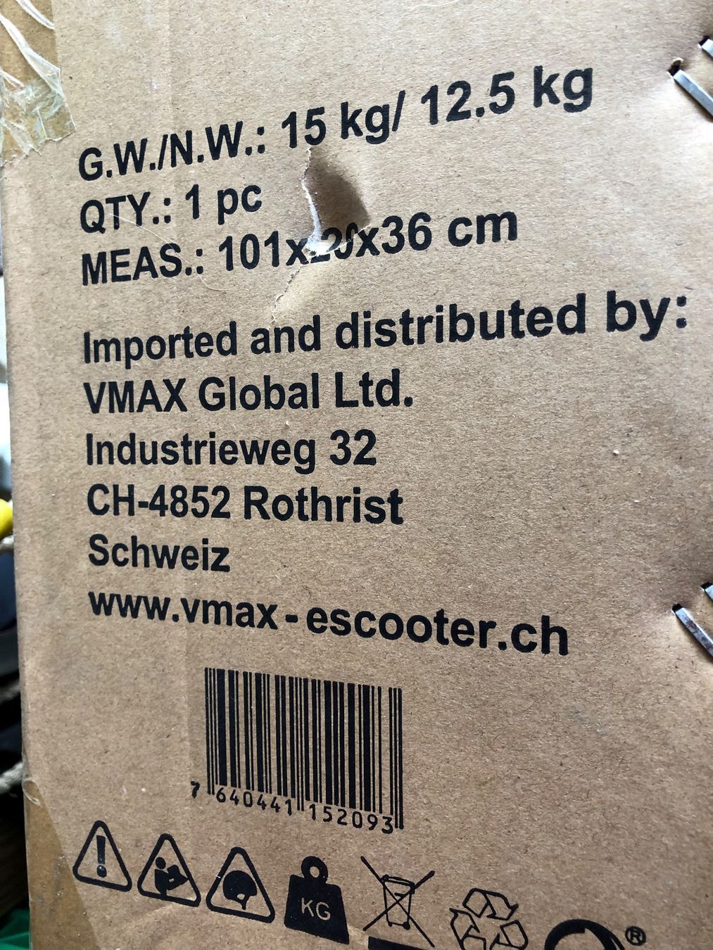 Scooters: VMAX R90 E-Scooter – Defekt aus Hombrechtikon von spookycat 9