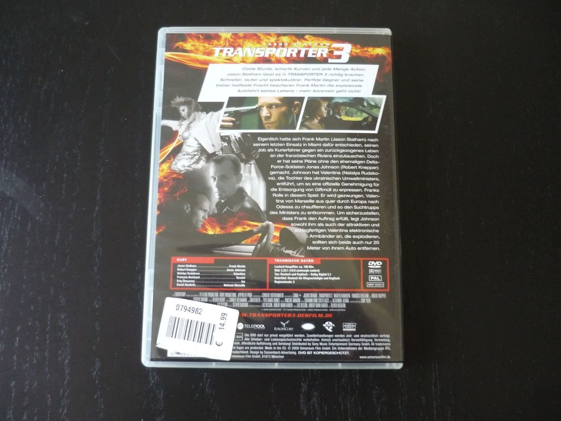 Tutti i DVDs: Transporter 3 – Usato da Erstfeld venduto da Uhu1980 2