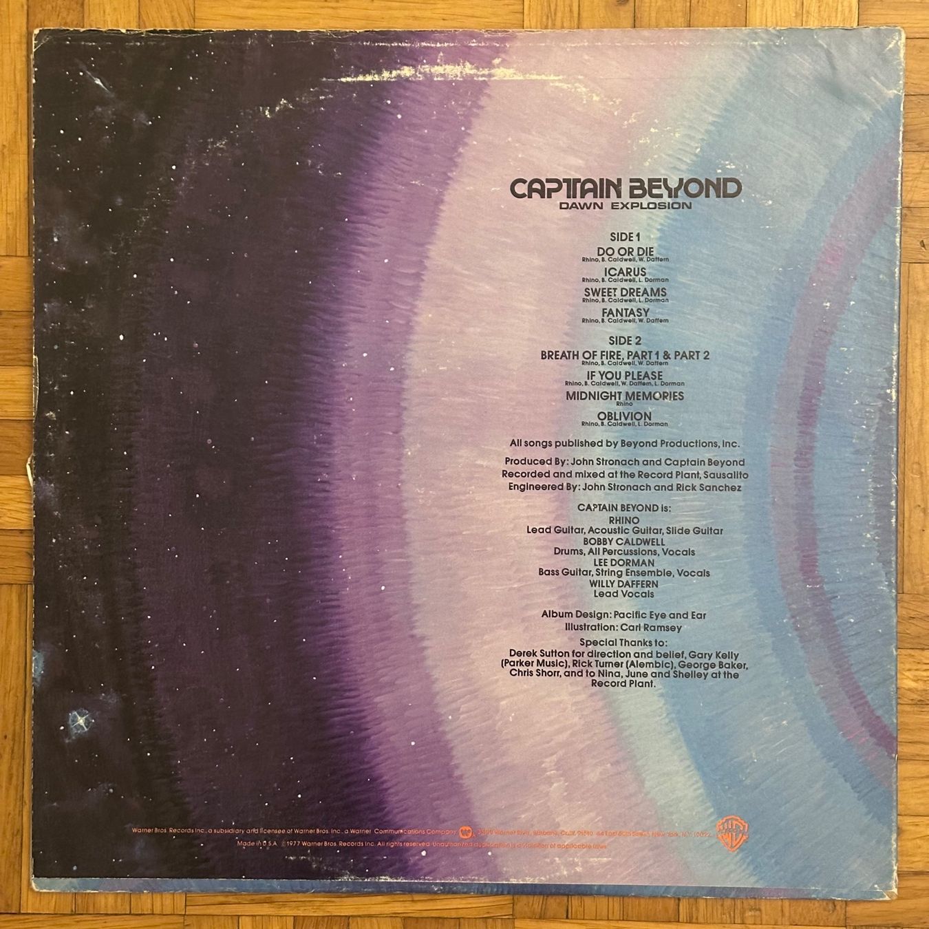 Dischi in vinile: LP - Captain Beyond – Dawn Explosion – Usato da Breganzona venduto da Onairda75 1