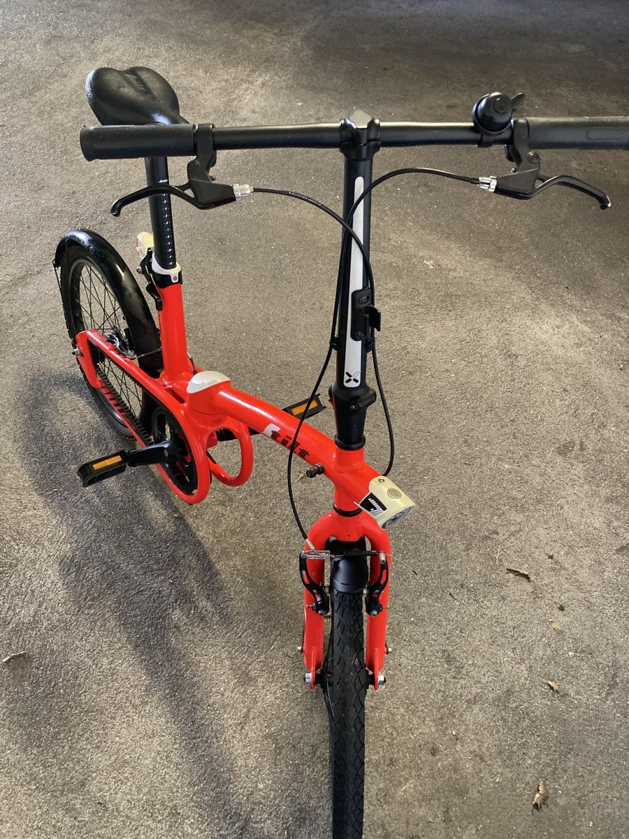 Biciclette: Btwin pieghevole rossa  – Usato da lugano venduto da Orsetta 1