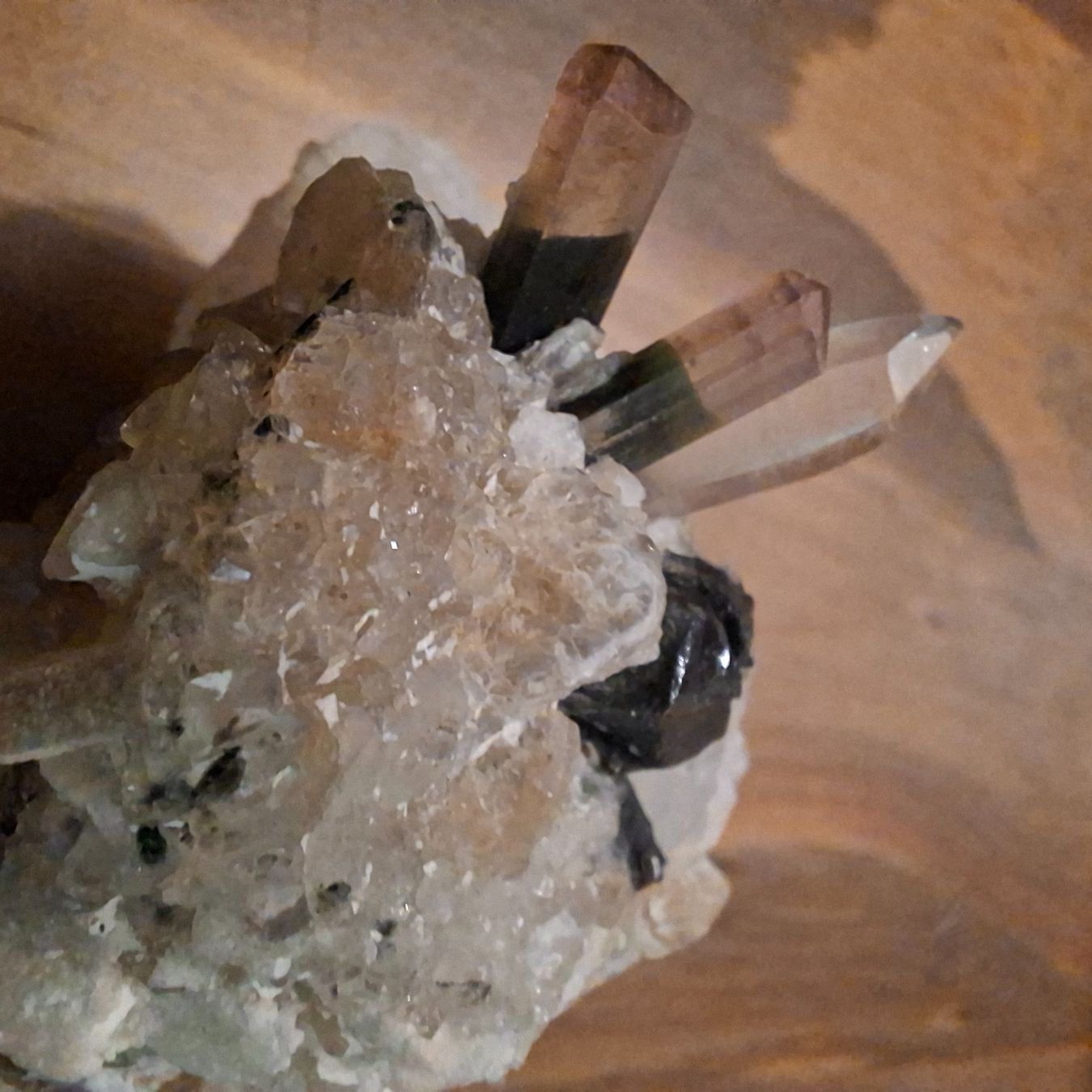 Minerali & Pietre curative: Turmalin mit Quarz auf Muskovit – Nuovo (secondo la descrizione) da Schaffhausen venduto da Lucas8677