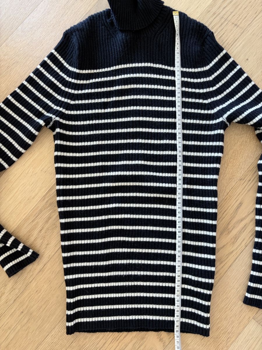 Maglioni & Felpe: Vince Kaschmir Rollkragenpullover dunkelblau/weiss Gr S – Usato da Kloten venduto da Rosaly1 2