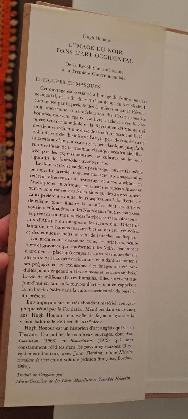 Libri: L´image Du noir dans l´art occidental – Usato da Zürich venduto da Michel1896 2