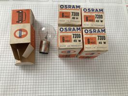 Neue OSRAM 6 Volt 45 Watt Birnen Typ 7300