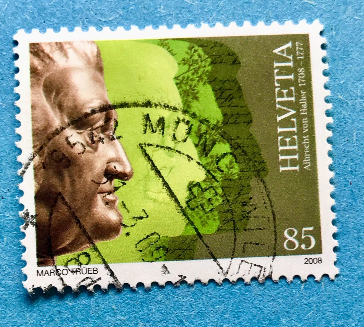 Tutti i francobolli: Nr.1258 Albrecht von Haller GESTEMPELT     – Usato da Aarau venduto da Billa007