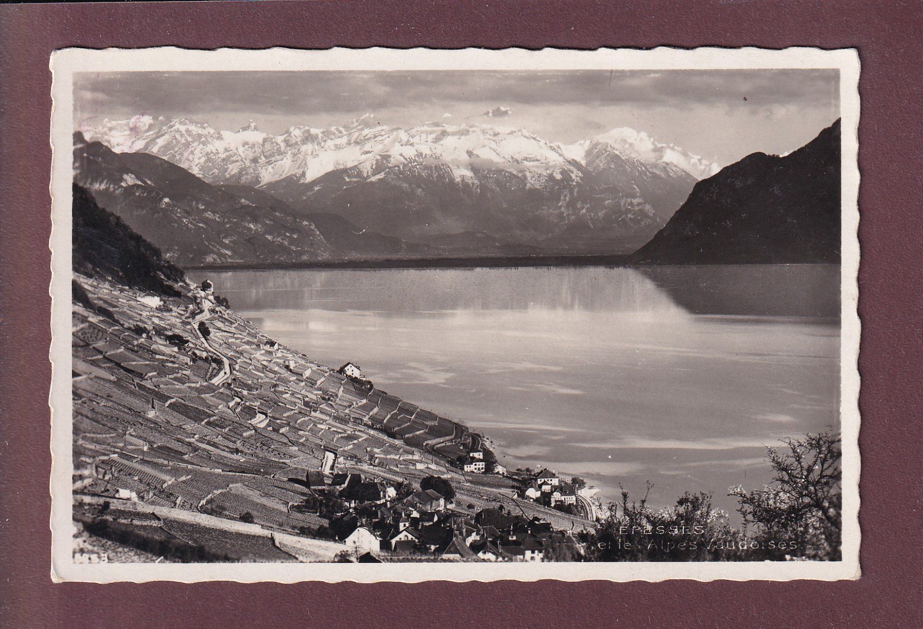 Ansichtskarten: EPESSES - 1934 – Gebraucht aus Pully von nicecards