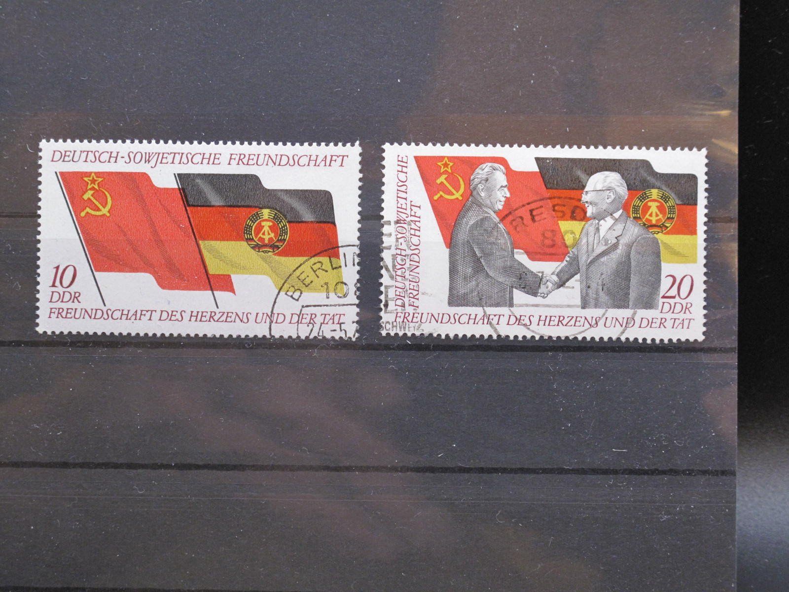 Tutti i francobolli: DDR 1972 Deutsch - Sowjet Freunds. gest. – Usato da Wil SG venduto da fva01