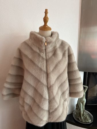 Kunstpelzjacke Gr S-M
