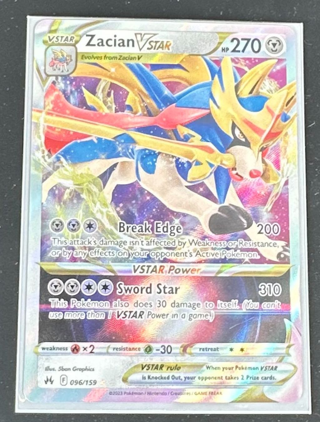 Pokémon Sammelbilder & Trading cards: Zacian VSTAR 096/159 Englisch Pokémon – Neu (gemäss Beschreibung) aus Dübendorf von TrimTrend 1