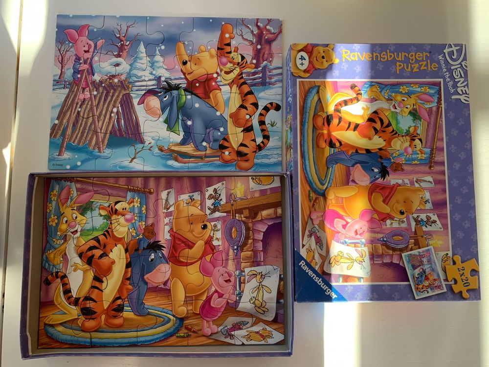 Winnie the Pooh Puzzle 2x 20 Teile (Gebraucht) in Schönenbuch für CHF 4 ...