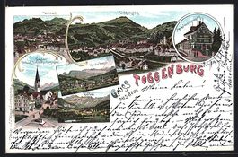 Litho Lichtensteig /Toggenburg, Wattwil,