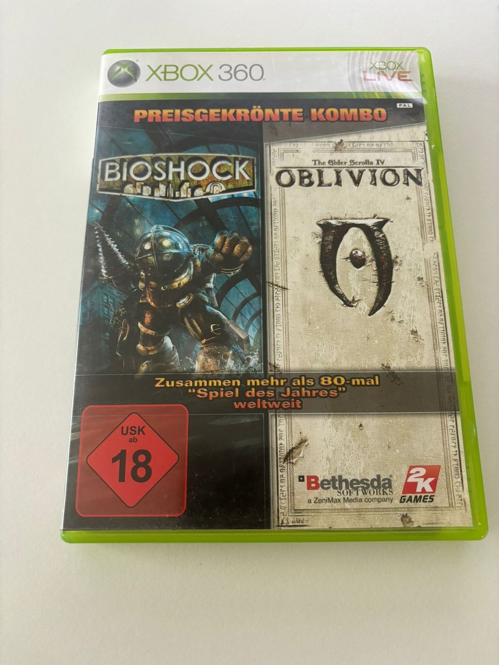 Giochi: Bioshock & Oblivion (XBOX 360) – Usato da Herisau venduto da Seyashop1