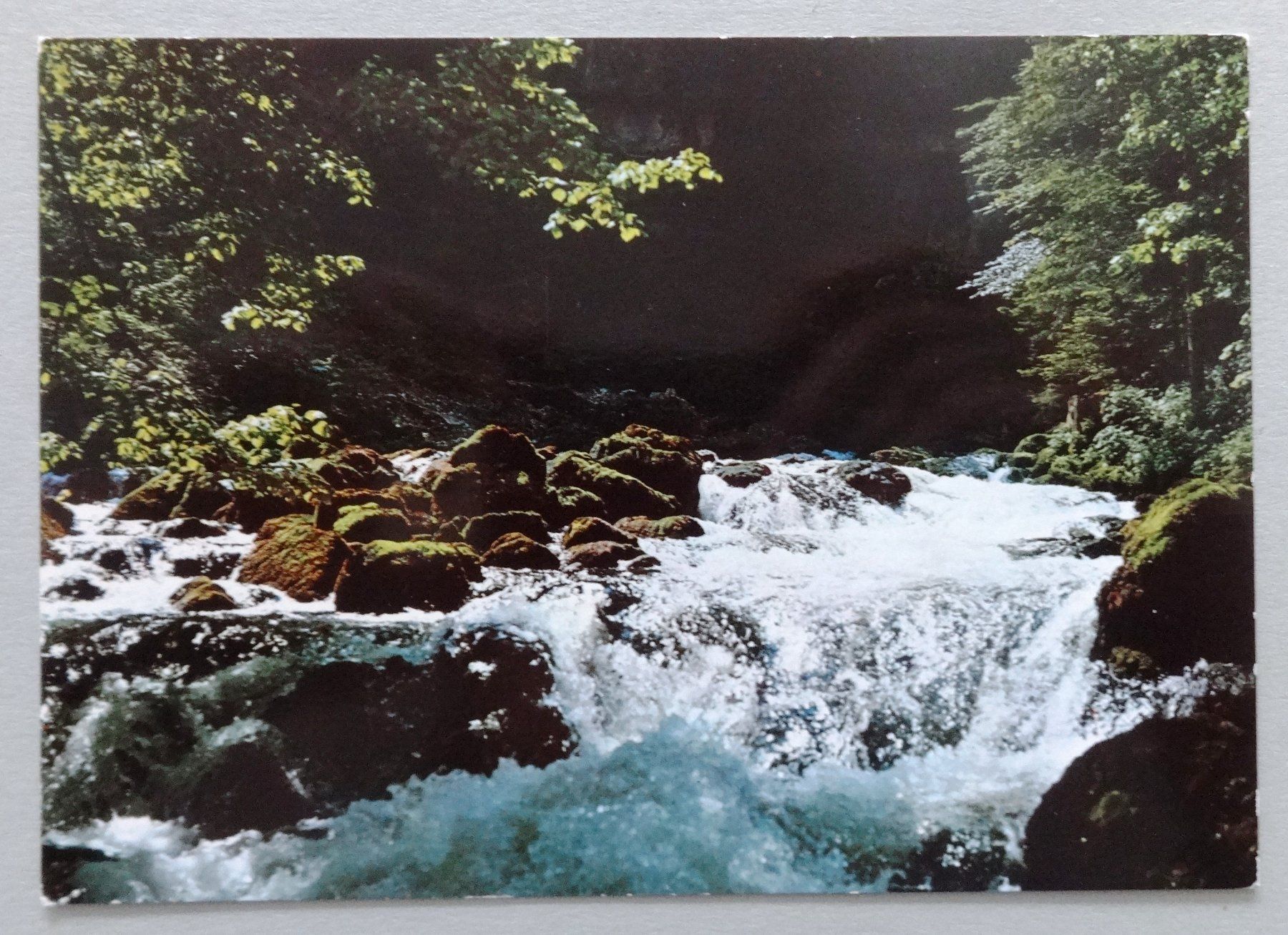 Ansichtskarten: Vallorbe, Source de l' Orbe – Gebraucht aus Fétigny von Billy2miny