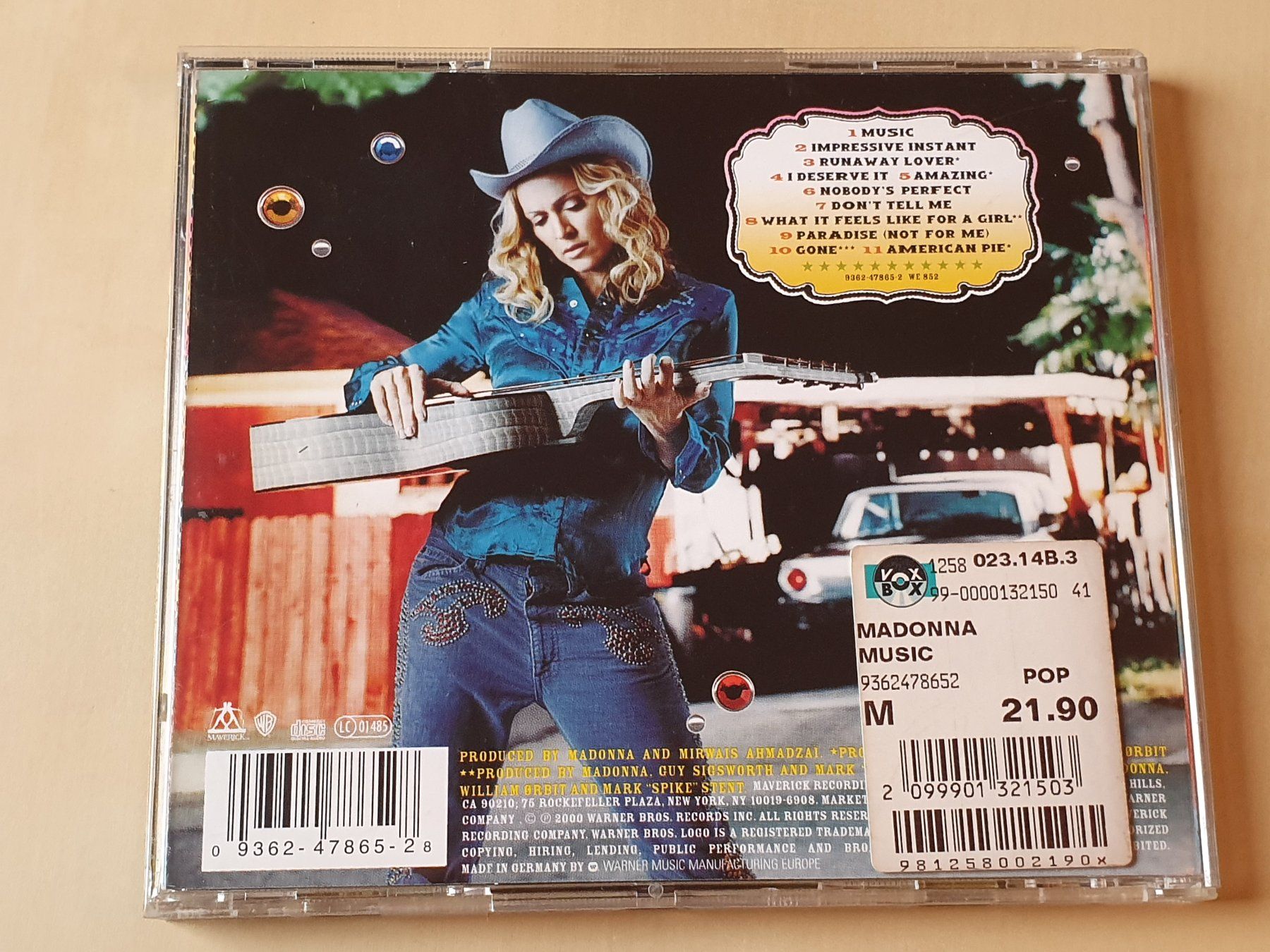 CDs: Madonna Music – Gebraucht aus Stansstad von collectorsshop 1