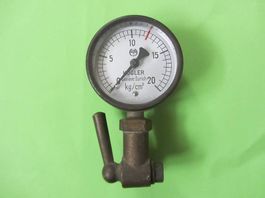 Antikes Manometer / Druckmesser Kugler Geneve-Zürich