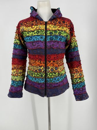 Bunte Kapuzenjacke Gr. M/L von Laxman‘s Collection 