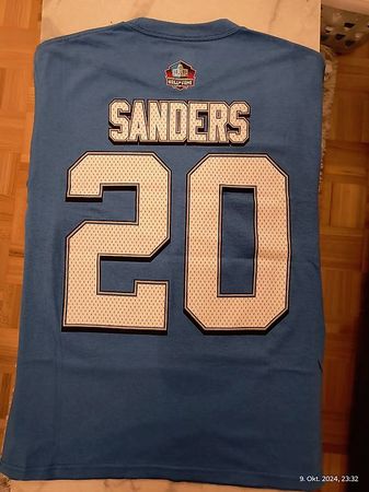 Barry Sanders #20 * Hall of Fame * NFL Throwback Shirt *