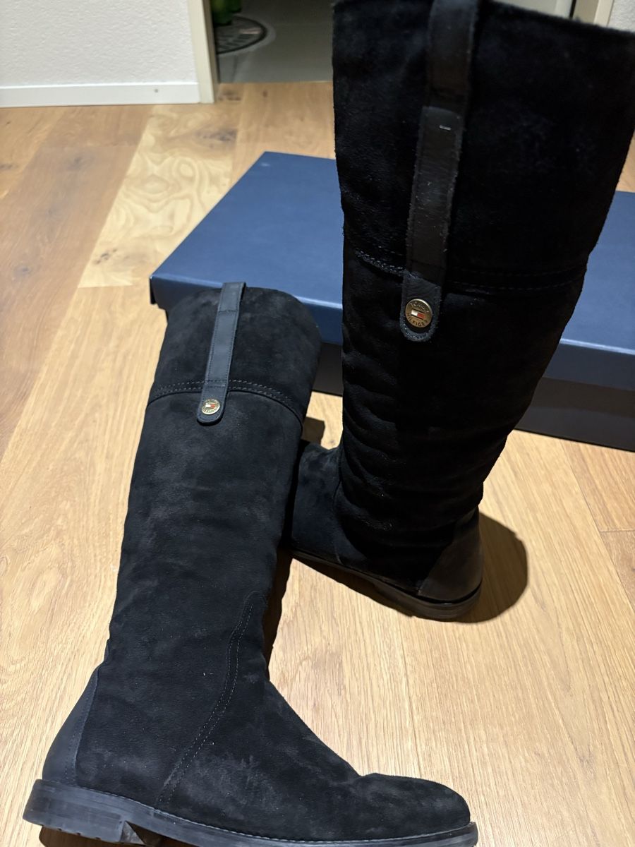 Tommy Hilfiger Scarpe da donna: Tommy Hilfiger Wildlederstiefel – Usato da Rieden SG venduto da bebbi08 4