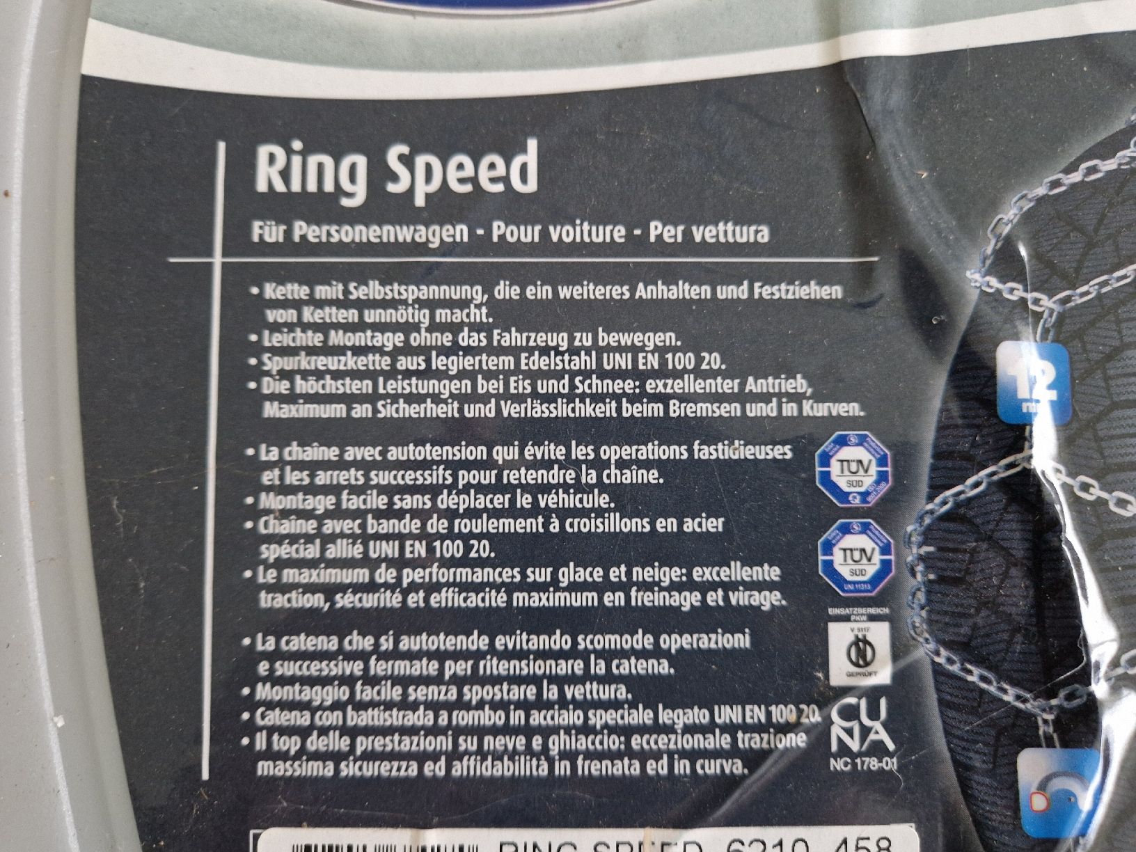 Catene da neve: MioCar Ring Speed Schneeketten 050 – Usato da Lachen SZ venduto da It_is_what_it_is 2