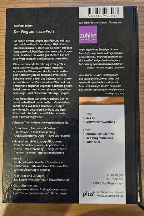 Livres: Der Weg zum Java-Profi – D'occasion à Winterthur par Men_in_black 1