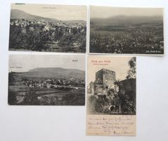 Aesch BL diverse mit Schloss Pfeffingen Karte nach F sowie
