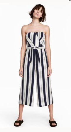 Trägerloser Jumpsuit