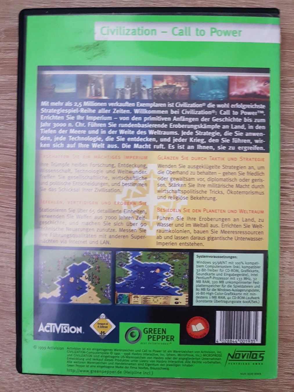 Giochi: Civilization: Call to Power - PC – Usato da Carouge GE venduto da Franllo 1