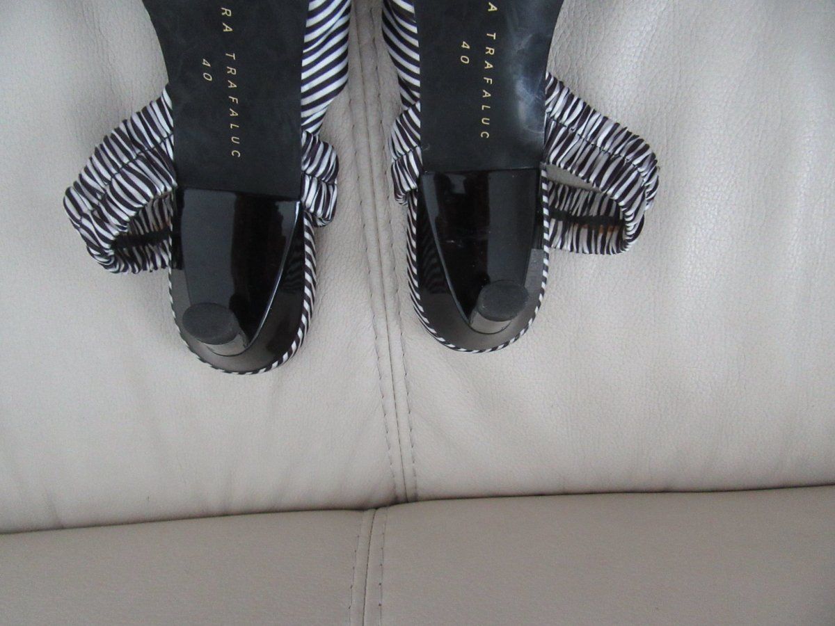 Zara Damenschuhe: Damen Sandalette Gr 40  ZARA – Neu (gemäss Beschreibung) aus Mels von Sandylein 6