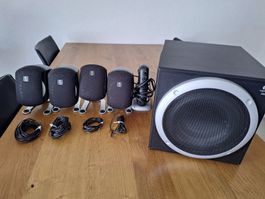 Logitech Z-560 THX 4.1 Soundsystem – getestet & funktionsfäh
