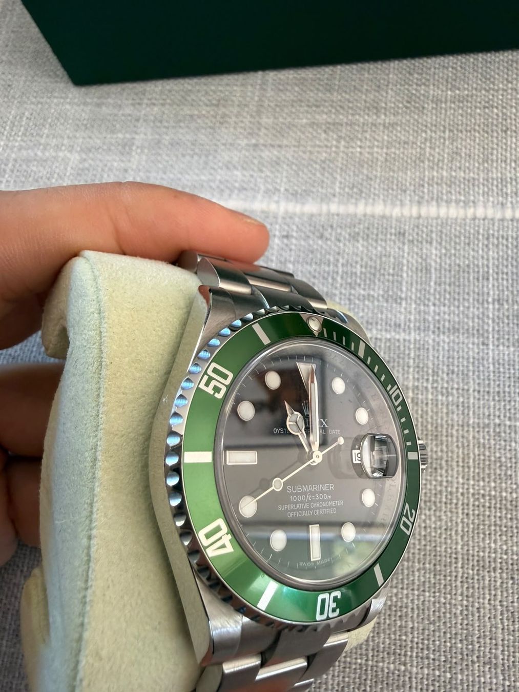Rolex Orologi: Rolex Submariner Kermit 16610LV Mint Condition – Nuovo (secondo la descrizione) da Erlenbach ZH venduto da pol30 9
