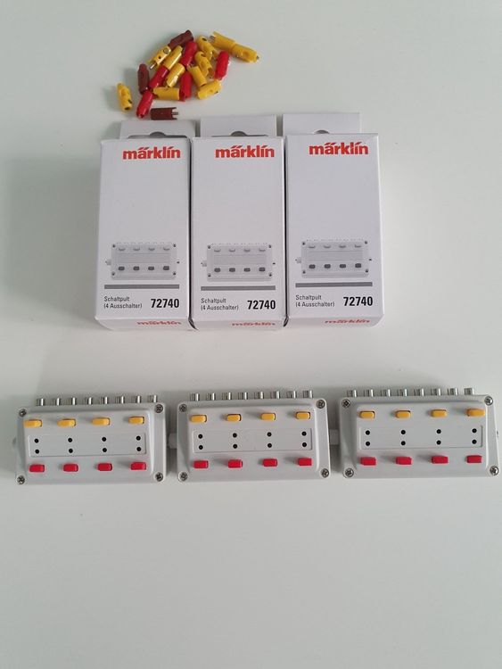 Märklin 3x Schaltpult 72740 (Gebraucht) in Courtetelle für CHF 8 – mit ...