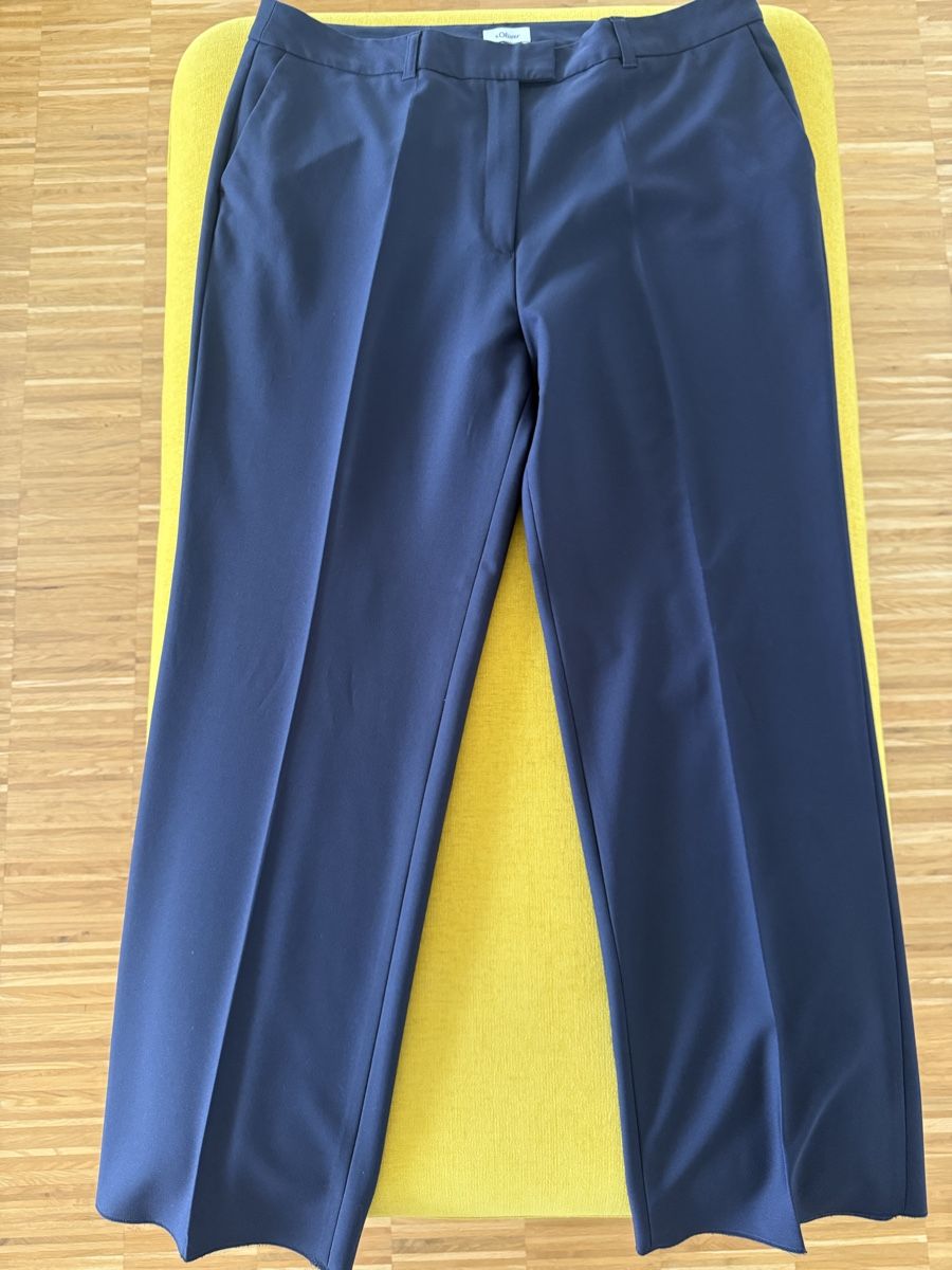 S.Oliver Pantaloni: S.Oliver Bundfaltenhose Neu – Nuovo (secondo la descrizione) da Feusisberg venduto da Mila1122 2