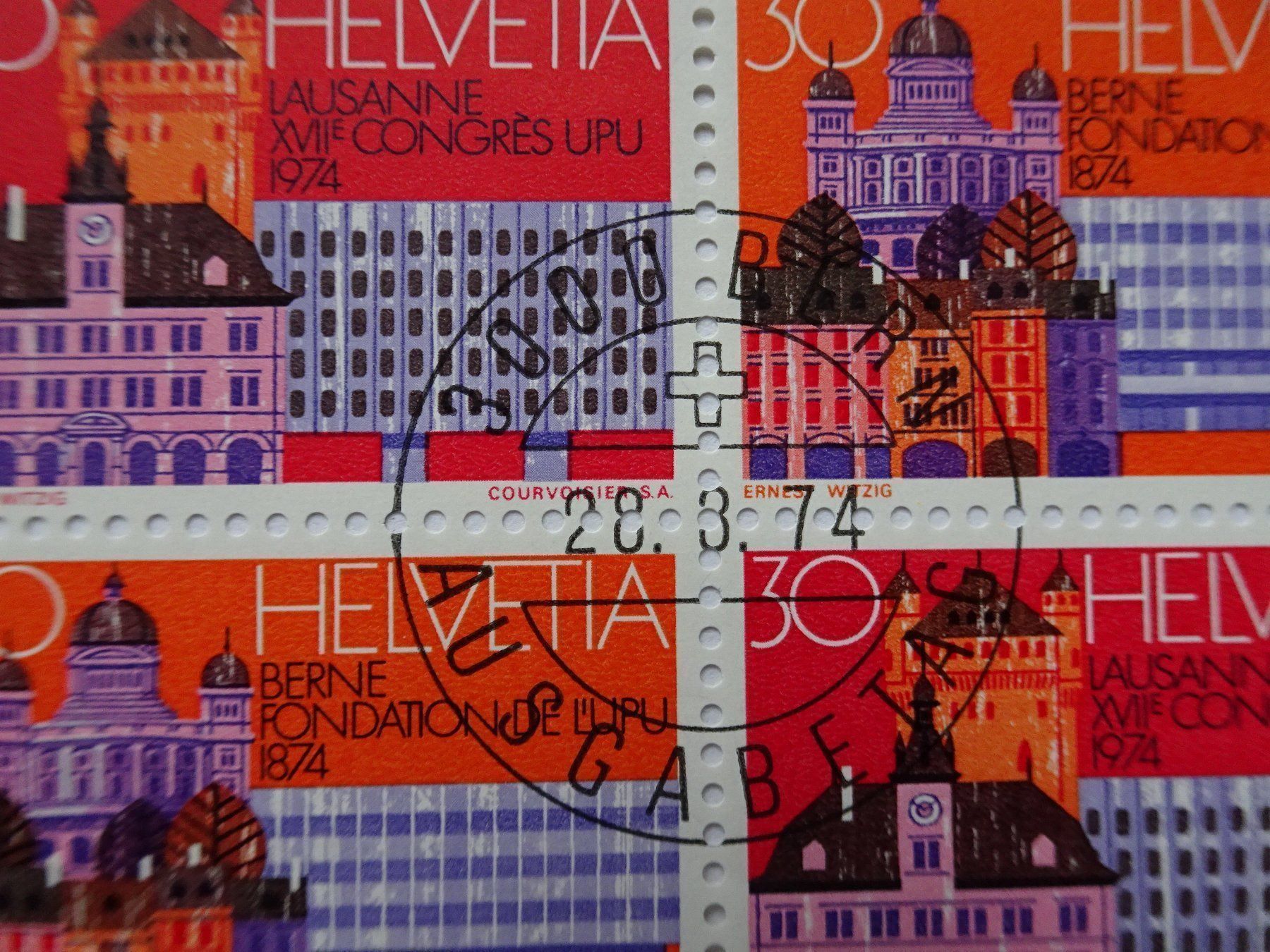 Alle Briefmarken: 1974 – Neu (gemäss Beschreibung) aus Aadorf von Chnorli-Furz 1