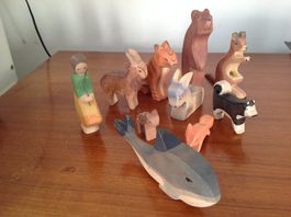 ostheimer holztier / animaux en bois