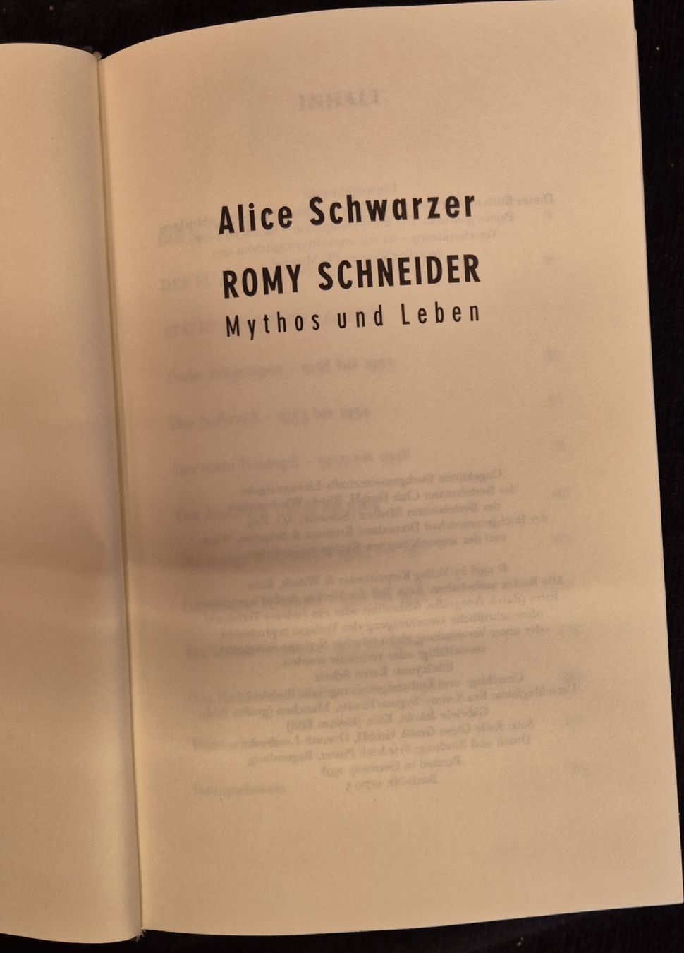 Bücher: Alice Schwarzer: Romy Schneider, Mythos und Leben – Gebraucht aus Halten von GiMu.84 2