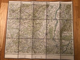 Beilage Tourenführer Basel: Touristenkarte Elsass (Vogesen)